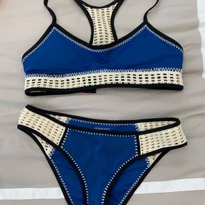 Victoria’s Secret Blue Crochet Bikini Set